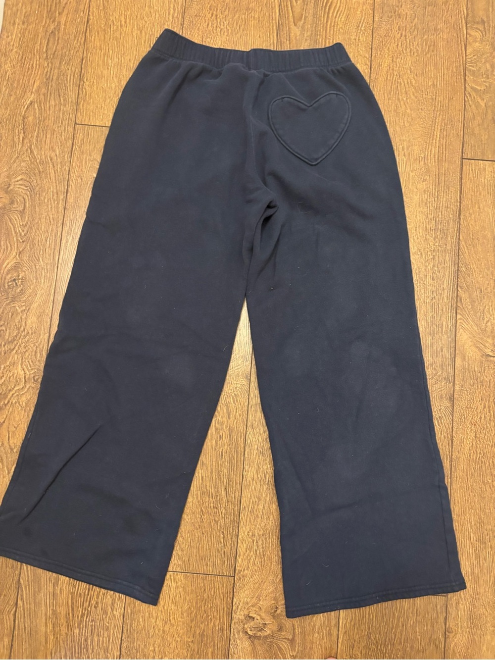 Hollister  wide leg navy blue sweatpants. Size XS Short